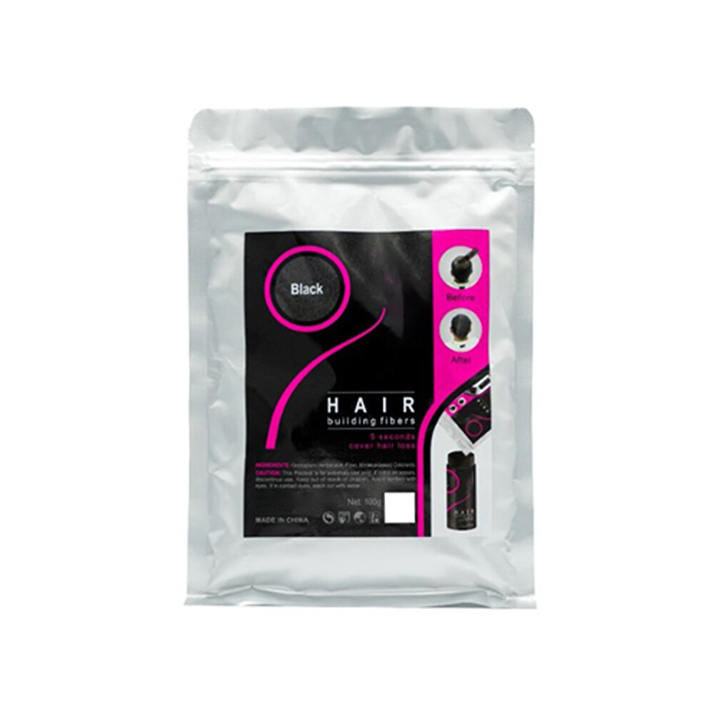 Black Hair Fibers Disposable Thickening Powder 100G