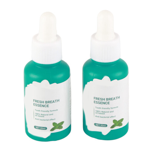 2pcs Bad Breath Serum 30ml Mint Odor Removing Drop 1