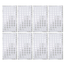 16 Sheets Hook and Loop Dots White Self Adhesive Tapes