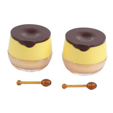 2x Honig Lippenbalsam Feuchtigkeitsspendend Bienenwachs