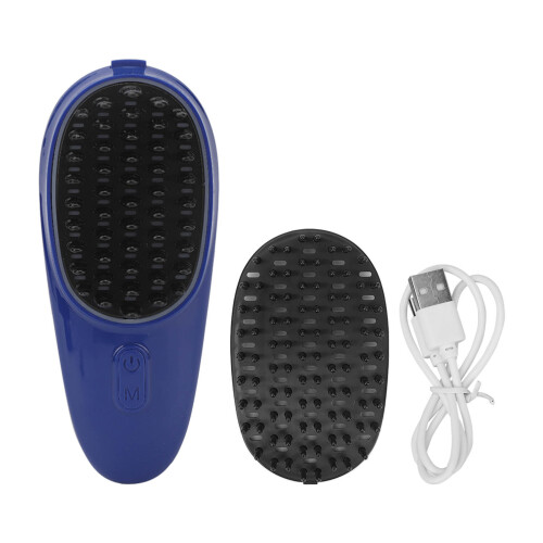 Elektrischer Kopfmassierer Vibration Rot/Blau LED Haarwuchs