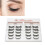10 Paar Magnetwimpern Set mit Eyeliner Pinzette 5