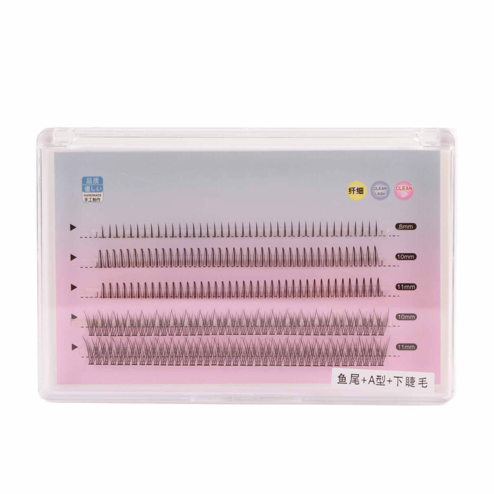 (Type B) Lower Eyelash Single Cluster 3D False for Makeup Type A
