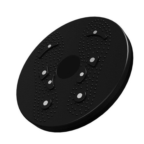 (Black) Bauchtrainer Scheibe Magnetisch Massage Grün 2