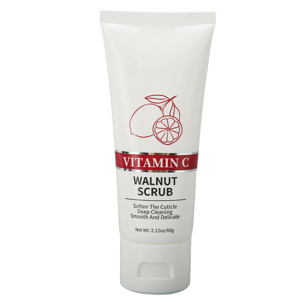 Cream Vitamin C Body Scrub Pore Cleansing Walnut Extract 2.1Oz