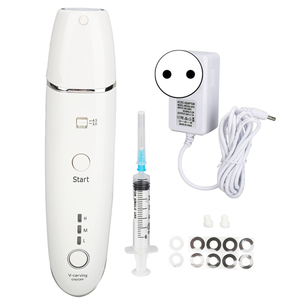(100â240V EU Plug) RF Facial Beauty Wand Skin Lifting Tightening Wrinkle Care EU Plug