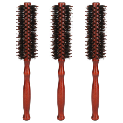 3x Runde Haarbürste hitzebeständig für Styling