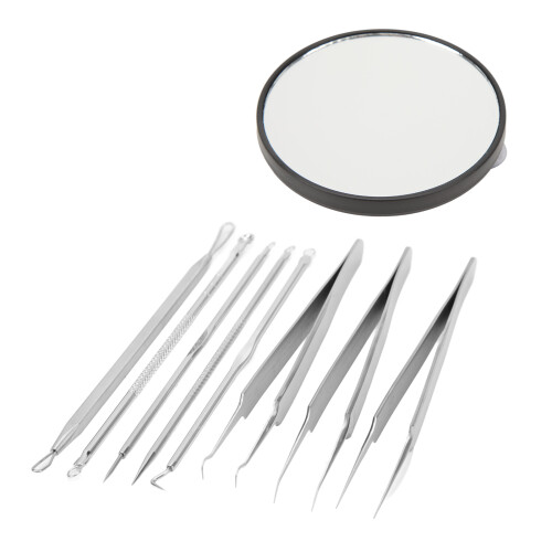 Mee-eter naalden set met 10X spiegel 2