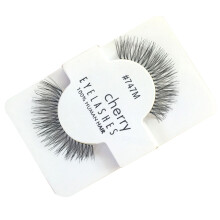 Fluffy Eyelash Extensions Soft Thick Clear Stem Cross