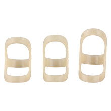 3x Finger-Schiene Gelenkfixierung Plastik 4,9-5,6cm 4 5 6