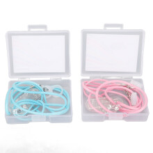 Roze Blauw Hoortoestel Lanyard Met Makkelijk Clip