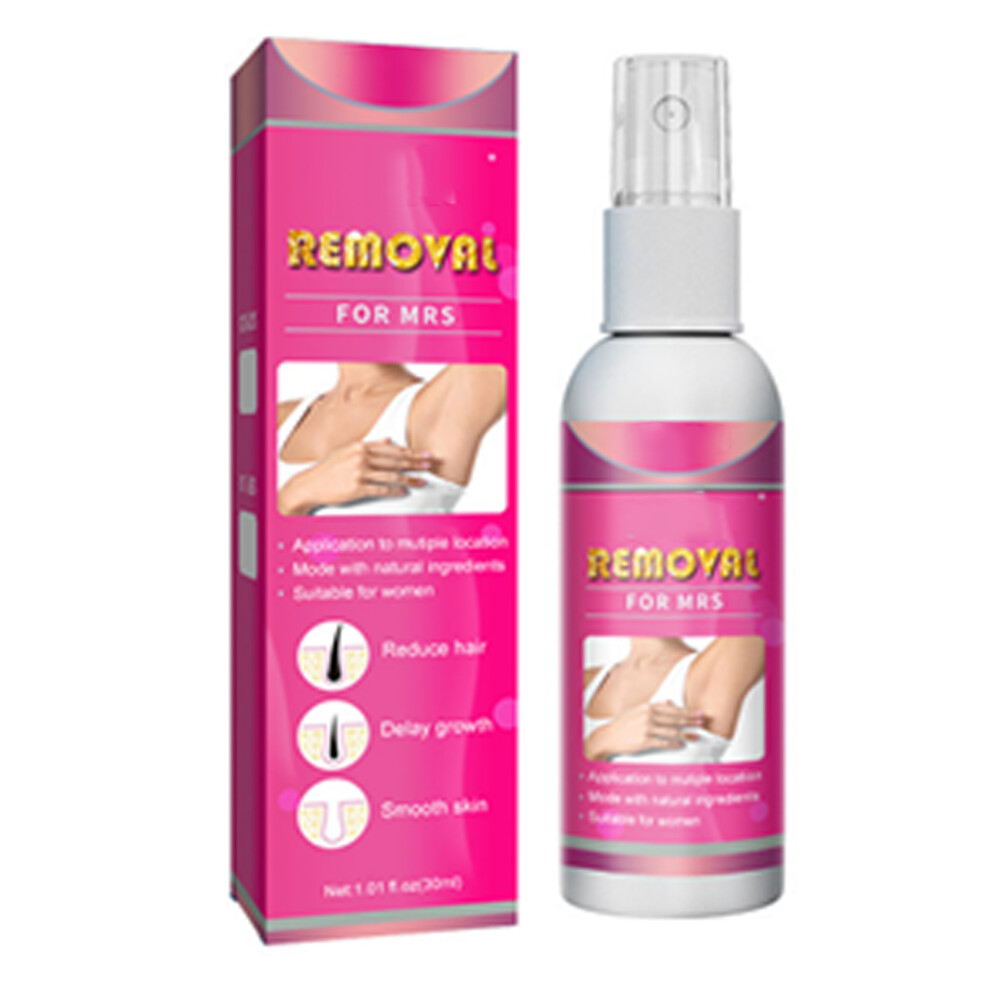 (Women Type) Hair Removal Spray 30ml Safe Growth Inhibition for Arms Legs Armpits