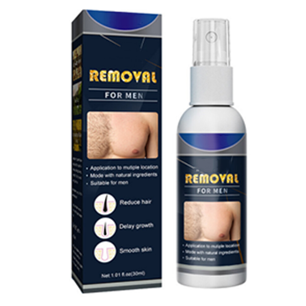 (Men Type) Hair Removal Spray 30ml Safe Growth Inhibition for Arms Legs Armpits