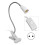 (EU Plug) LED Desk Clip Lamp E27 Adjustable Neck Clamp Holder 1