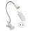 (US Plug) LED Desk Clip Lamp E27 Adjustable Neck Clamp Holder 1