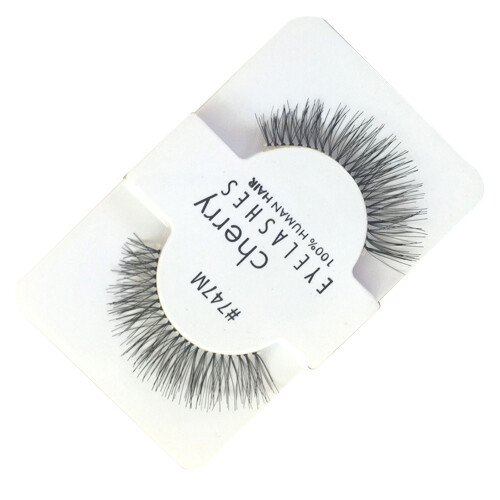 Fluffy Eyelash Extensions Soft Thick Clear Stem Cross 1