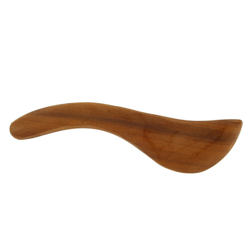 Wooden Scraping Board S Shape Ergonomic Handle Fragrant Wood Tool 2