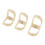 3Pcs Finger Splint Joint Fixing Plastic Protection 4.9-5.6cm 2