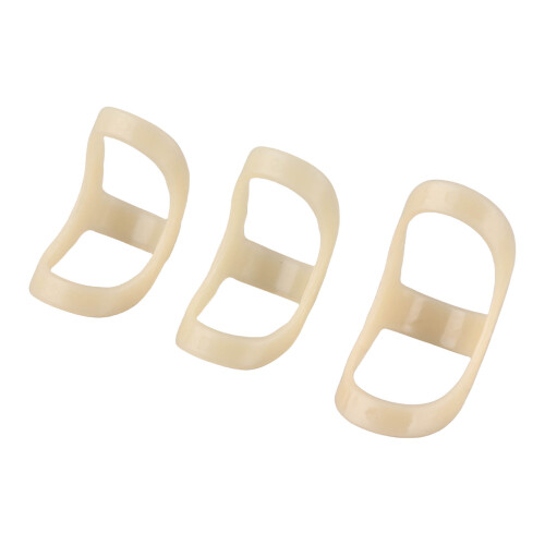 3Pcs Finger Splint Joint Fixing Plastic Protection 4.9-5.6cm 1