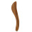 Wooden Scraping Board S Shape Ergonomic Handle Fragrant Wood Tool 2