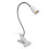 (US Plug) LED Desk Clip Lamp E27 Adjustable Neck Clamp Holder 2