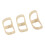 3Pcs Finger Splint Joint Fixing Plastic Protection 4.9-5.6cm 3