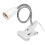 (US Plug) LED Desk Clip Lamp E27 Adjustable Neck Clamp Holder 5