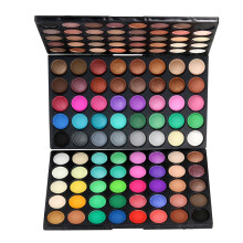 120 Colors Eyeshadow Palette Glitter Matte 3 Layers Pigmented