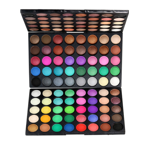 120 Colors Glitter Matte Eyeshadow Palette 3 Layers