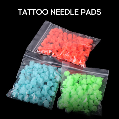 100 Stk Silikon-Tattoo-Nadel-Pads weich