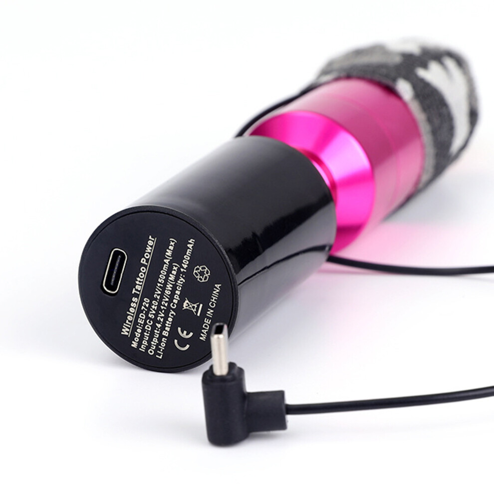 Wireless Portable Battery Grip Motor Tattoo Machine