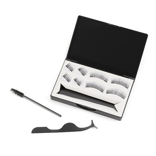 Magnet-Wimpern 4 Paar Selbstklebend Schwarz 1