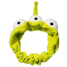 (3 Eyes Headband) Plush Cartoon Big Eye Elastic Sports Hair Band