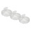 (Glitter Silver) 3pcs Ergonomic Shampoo Brush Gold 2