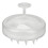 (Glitter Silver) 3pcs Ergonomic Shampoo Brush Gold 4
