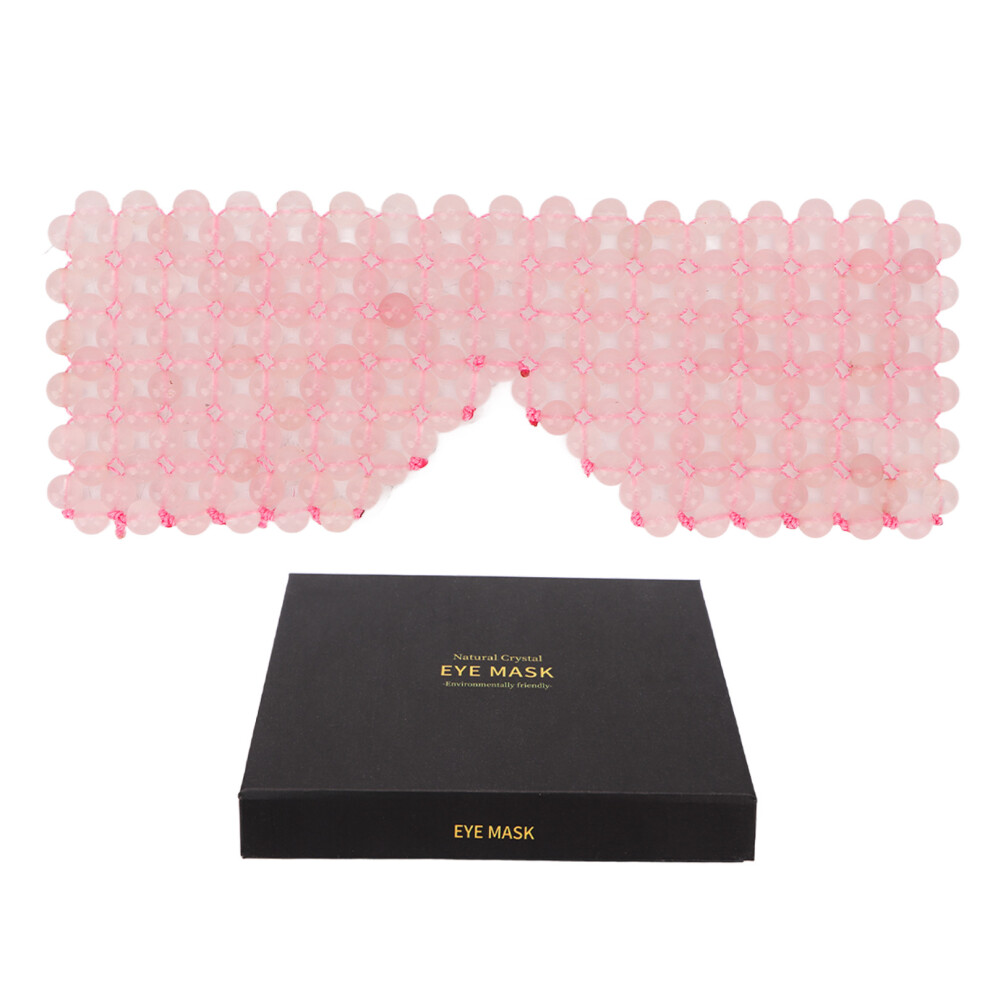 (Pink) Portable Jadestone Cooling Eye Patch Puffiness Relief Purple