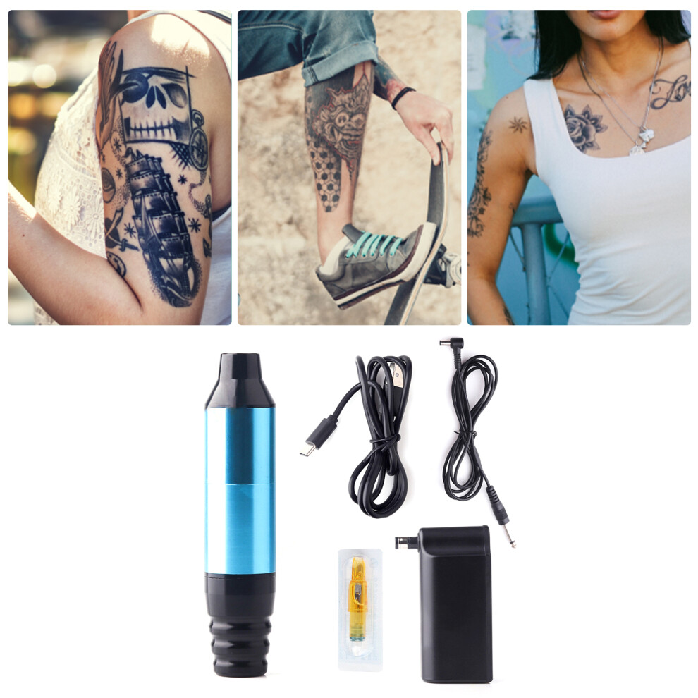 Wireless Tattoo Machine Set Motor Pen Needle Equipment