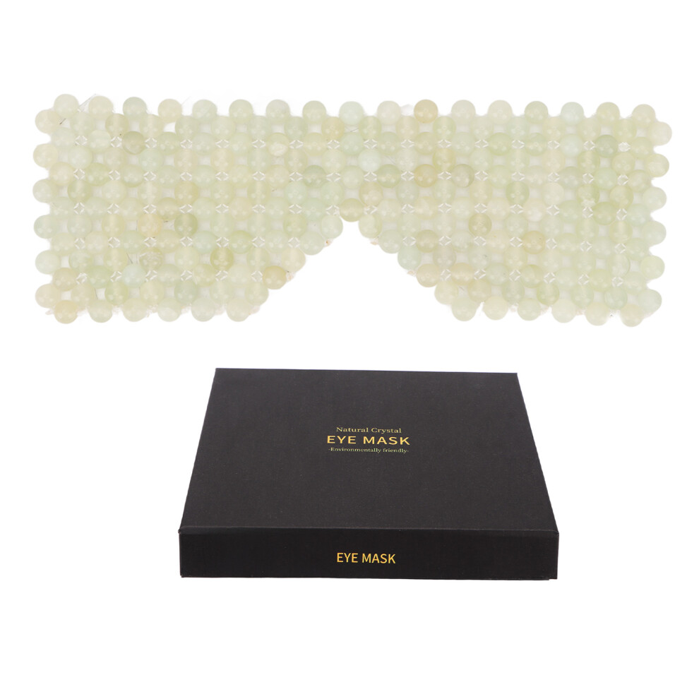 Light/Green/Golden ( ) Jadestone Eye Blindfolds Eye Fatigue Relief Edema Reduction
