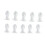 (M) 10pcs Silicone Ear Tips BTE Hearing Aid M 1
