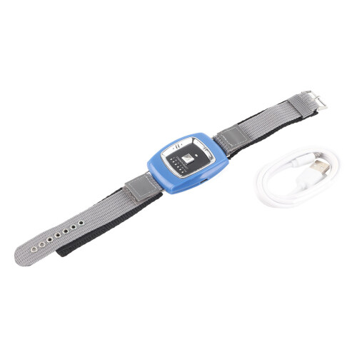 (Blue) Snore Watch Electric 3 Modes Dredging Meridians Sleep Aid
