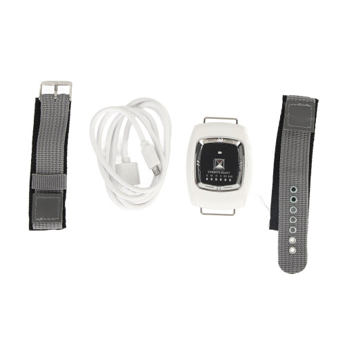 (White) Snore Watch Electric 3 Modes Dredging Meridians Sleep Aid