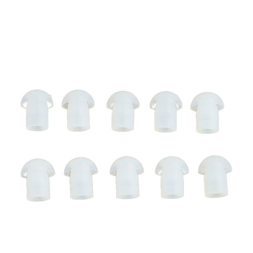 (S) 10x Soft Silicone Ear Tips BTE Hearing Aid S