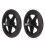 2x 6,5 Zoll Rollstuhlrollen geräuscharm für Rollator 1