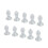 (S) 10pcs Silicone Ear Tips BTE Hearing Aid M 3