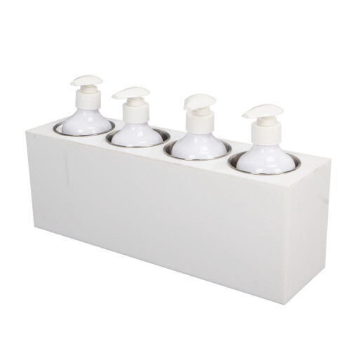 (EU Plug) Massageöl-Erwärmer, 4 Flaschen, einstellbar, schnell 1