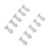(M) 10pcs Silicone Ear Tips BTE Hearing Aid M 3