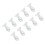 (L) 10pcs Silicone Ear Tips BTE Hearing Aid M 4