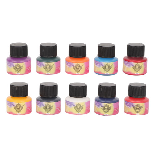 10x Tintentset 5ml 10 Farben Langlebiges Pigment