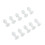 (M) 10pcs Silicone Ear Tips BTE Hearing Aid M 5