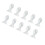 (L) 10pcs Silicone Ear Tips BTE Hearing Aid M 3